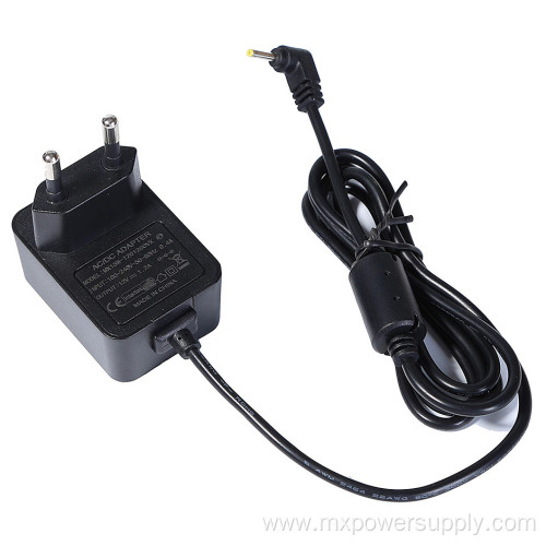 CE CB RoHS Eu plug 12V1A adapter